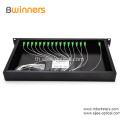 1x16 แยก PLC ไฟเบอร์พร้อม 1U 19 Rack Mount